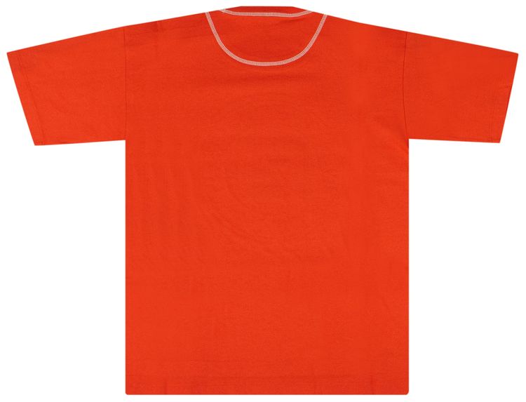 Fendi Fendirama Logo Oversized T Shirt Orange