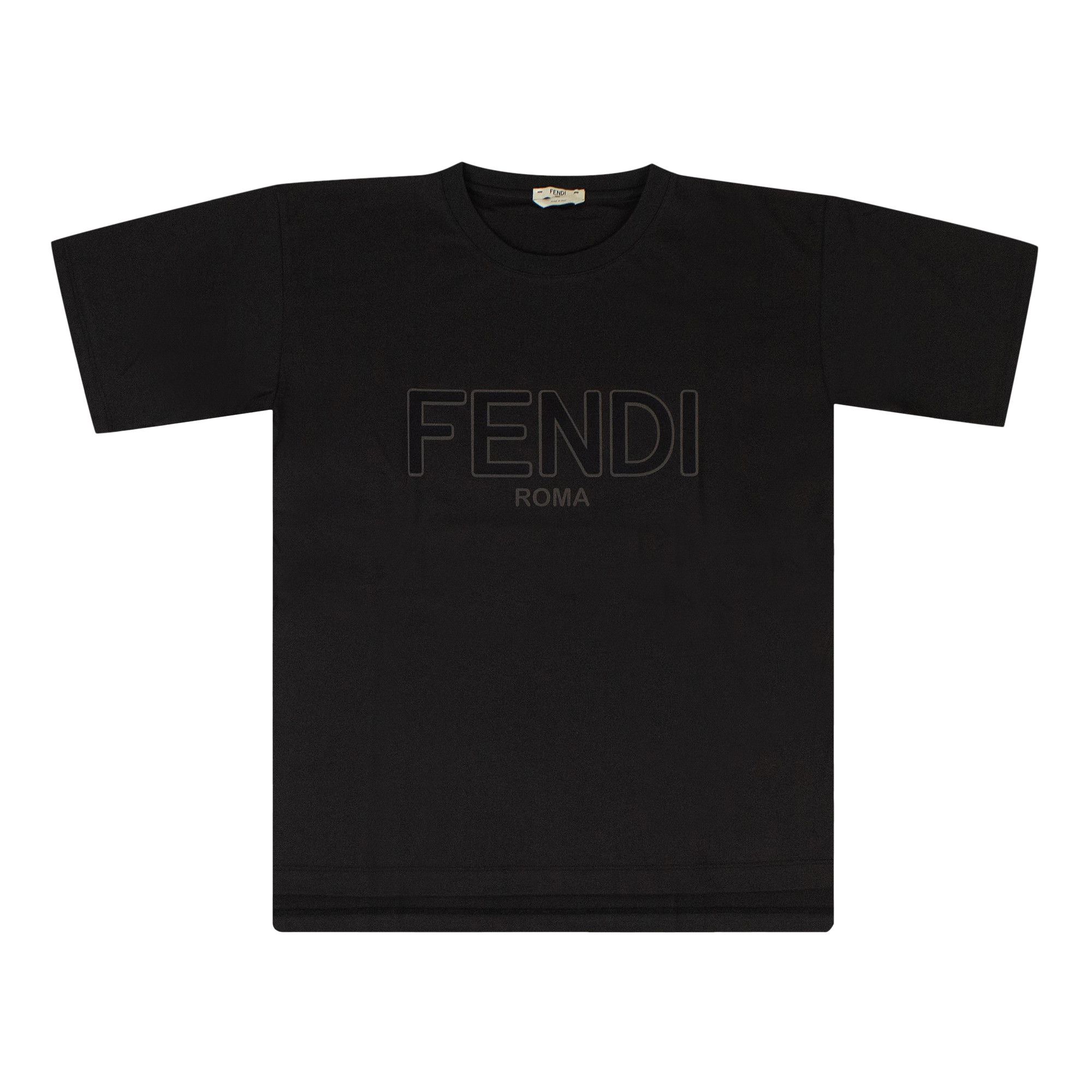Buy Fendi Reflective Logo T Shirt Black FAF077 A8XA FOGME GOAT