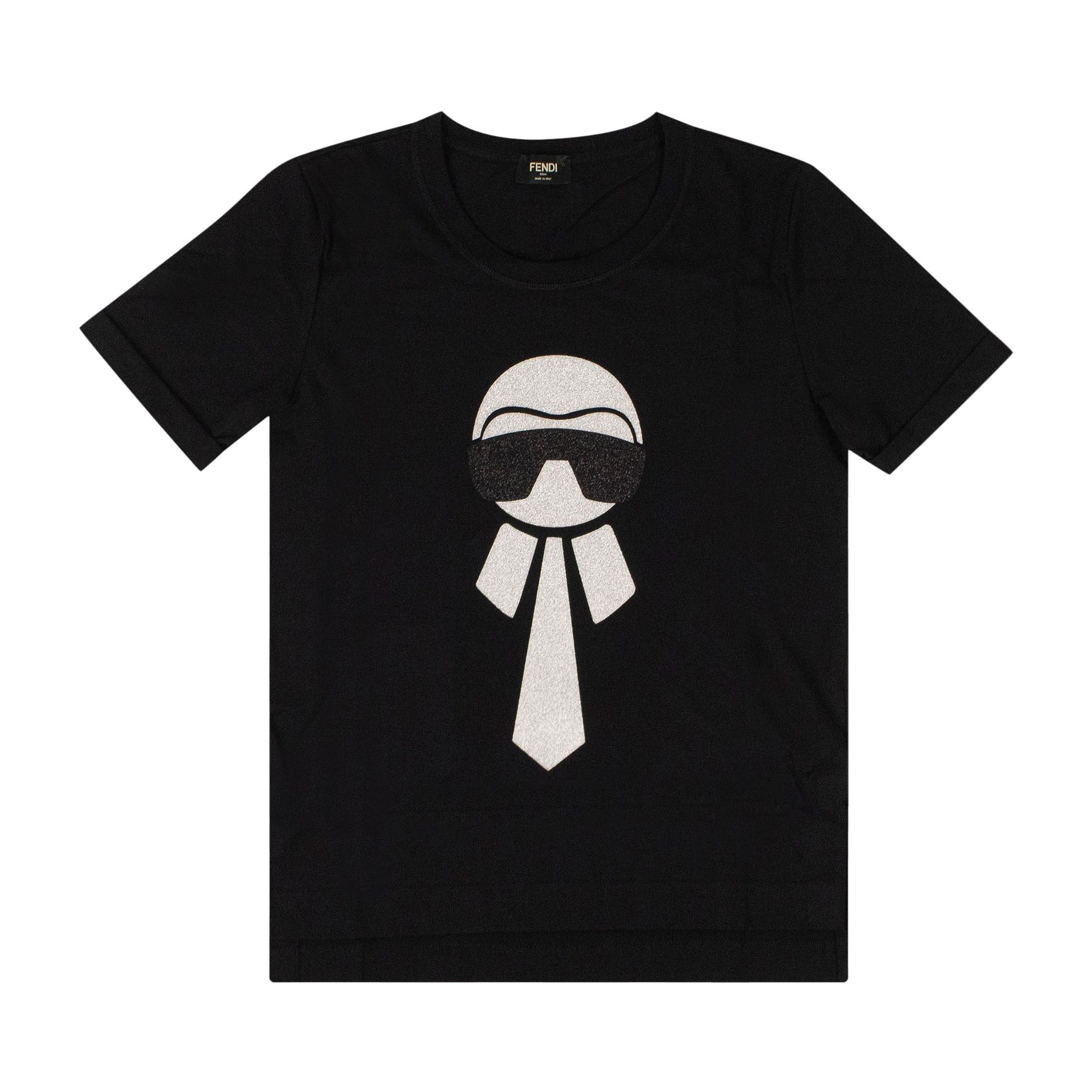 Buy Fendi x Karl Lagerfeld T Shirt Black FAF072 8IV FOGME GOAT