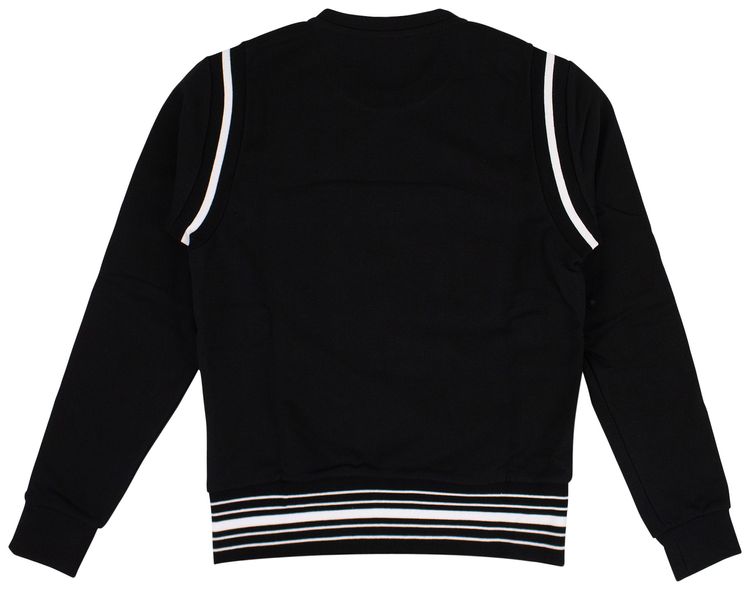 Fendi FF Pullover Crewneck Sweatshirt Black