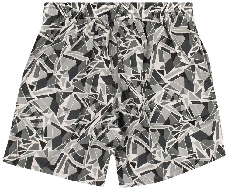 Fendi Geometric Print Swim Shorts Multicolor