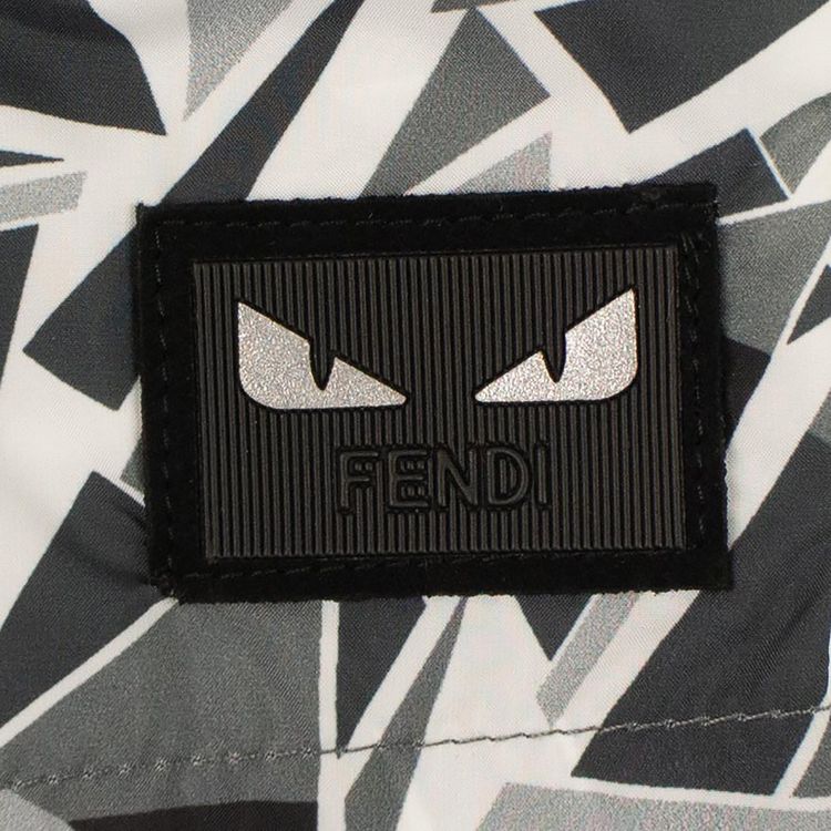 Fendi Geometric Print Swim Shorts Multicolor