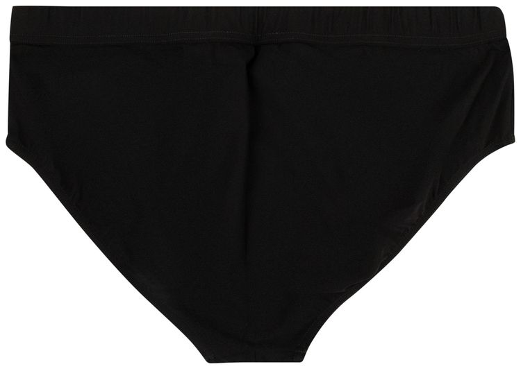 Fendi Drawstring Swim Briefs Black
