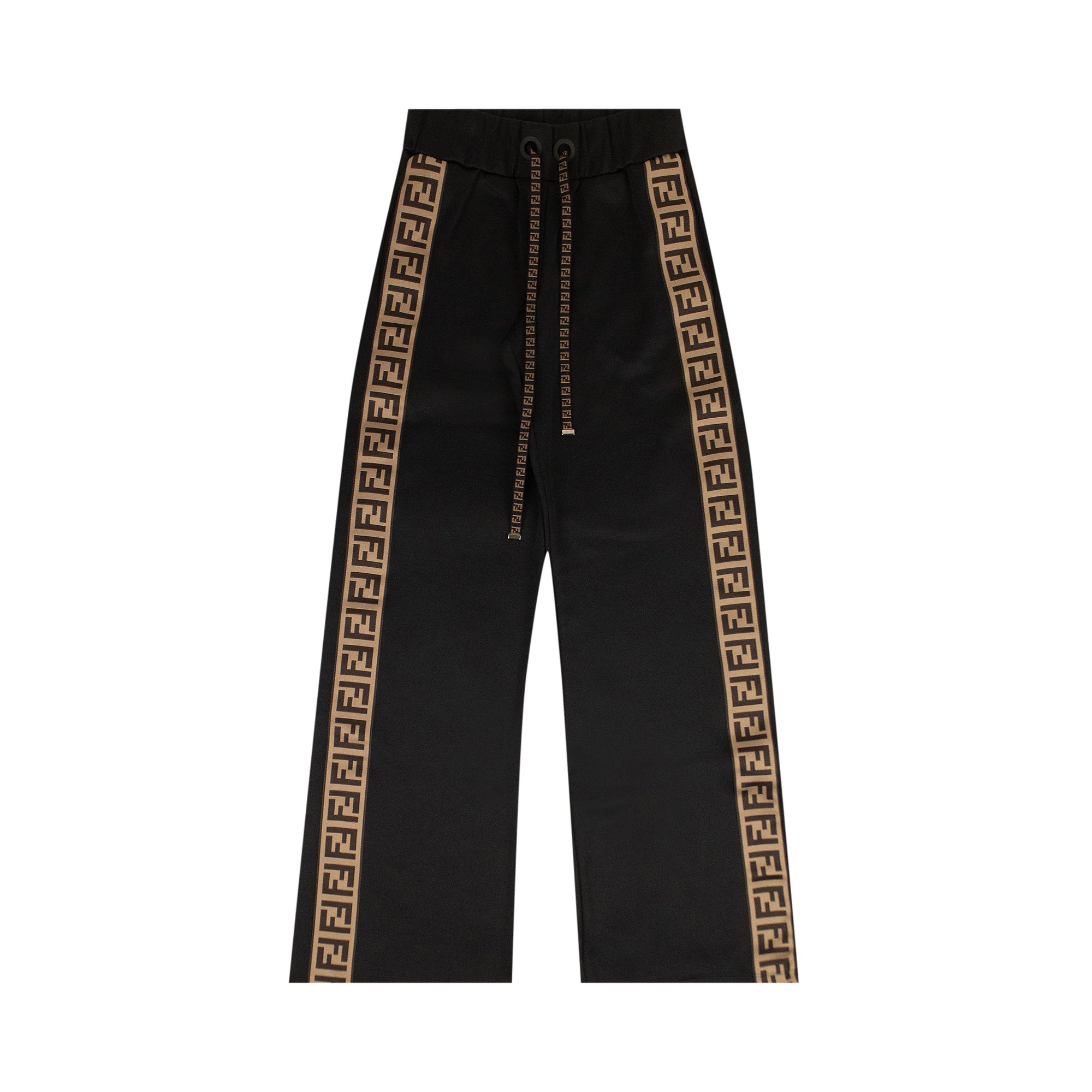 Fendi logo-print track pants - Black