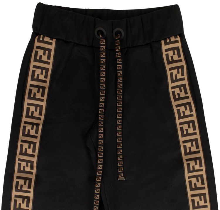 Fendi Jersey Track Pants BlackTobacco