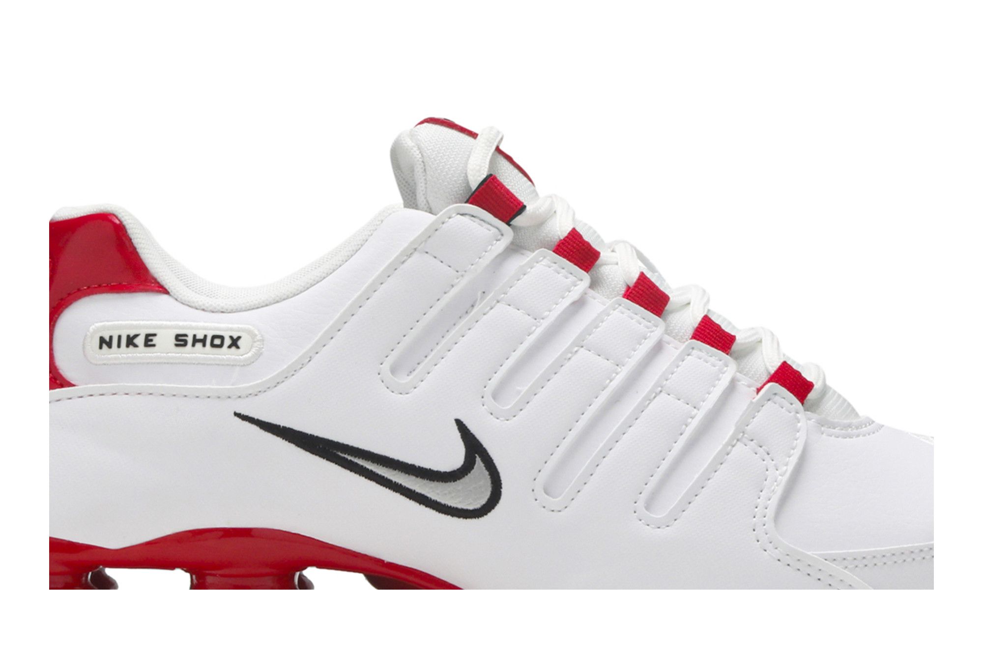Buy Shox NZ White University Red 378341 110 GOAT