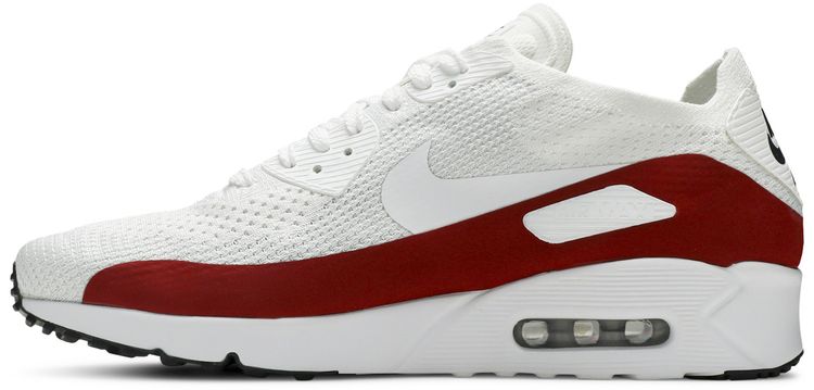 Nike Air Max 90 Ultra 20 Flyknit White Red
