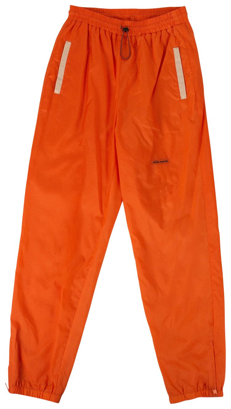 Heron Preston Contrast Pocket Detail Pants Orange