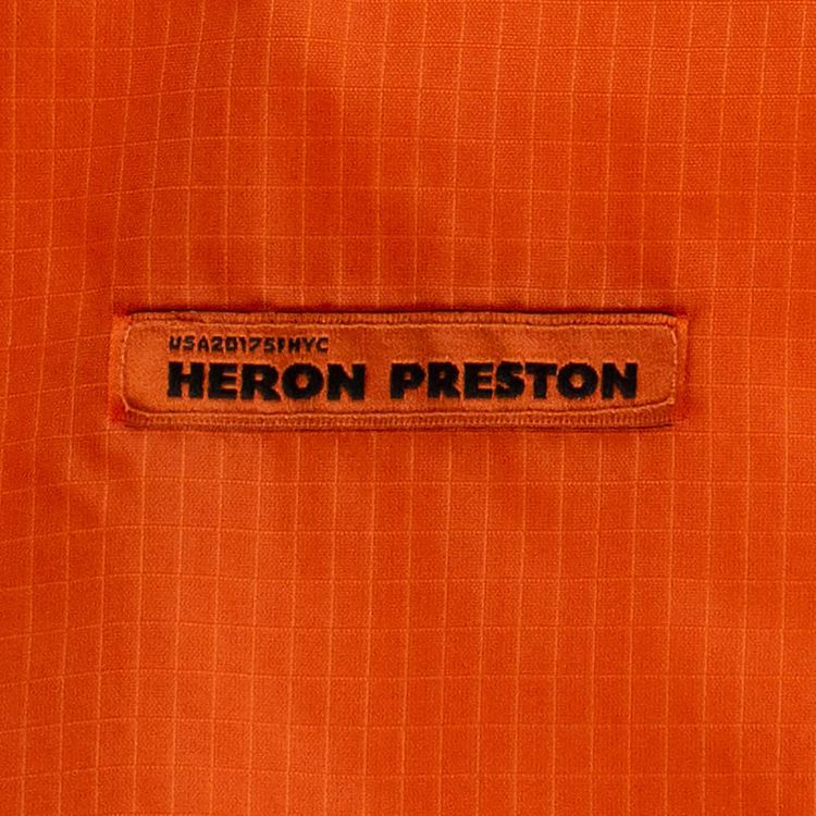Heron Preston Contrast Pocket Detail Pants Orange