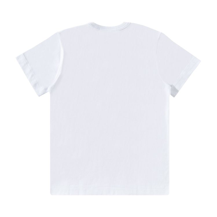 Comme des Garcons PLAY Large Heart Logo T Shirt White