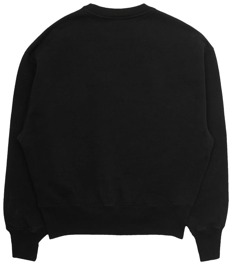 Ami Chain Stitch Sweatshirt Black