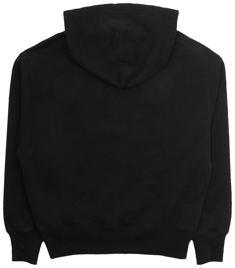 Ami Chain Stitch Hoodie Black