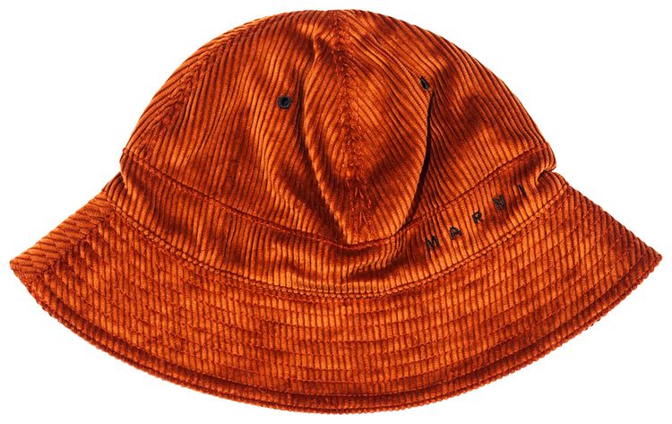 Marni Corduroy Bucket Hat Clay