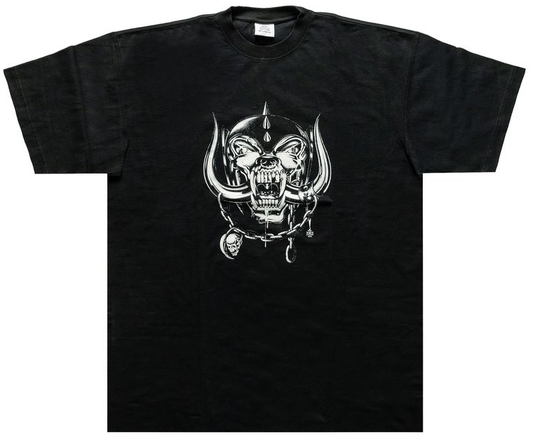 Vetements x Motorhead T Shirt Black