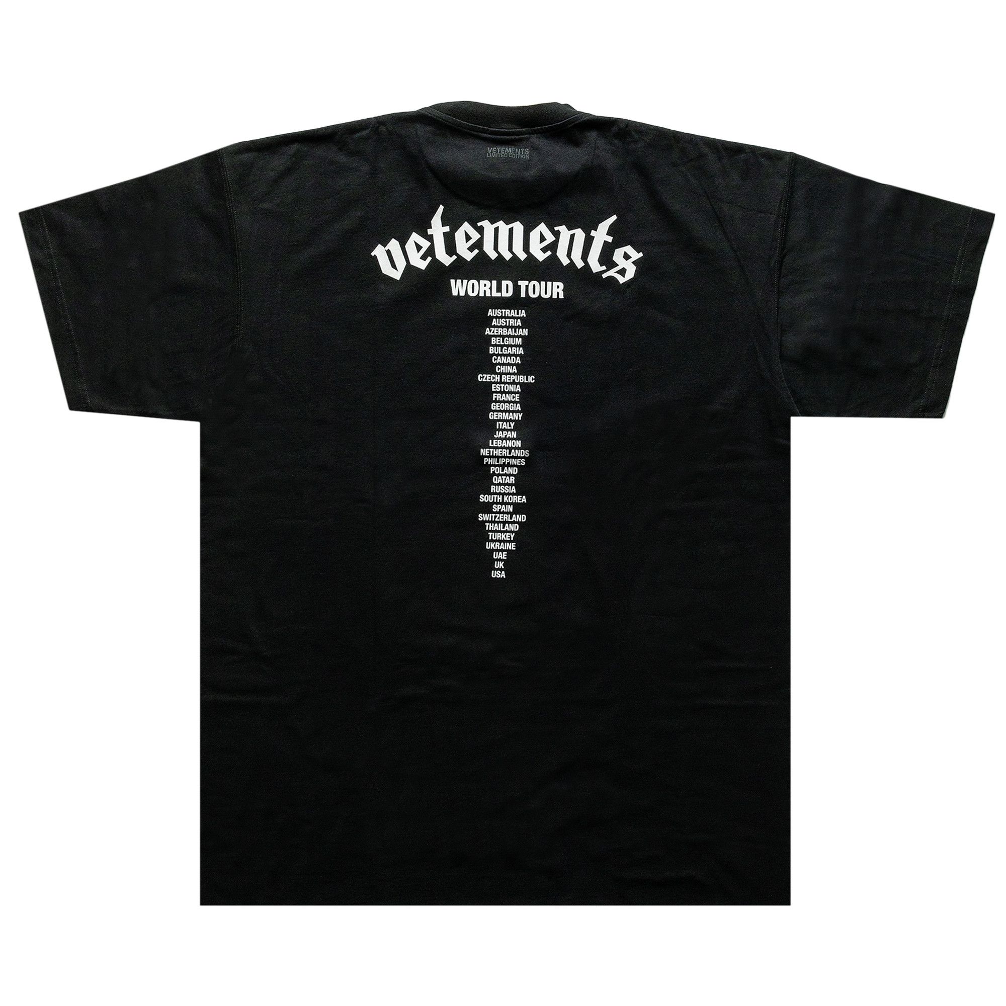 Vetements Motorhead パーカー ユニセックス Buy Vetements x Motorhead T-Shirt 'Black' - UE51TR280B BLAC | GOAT