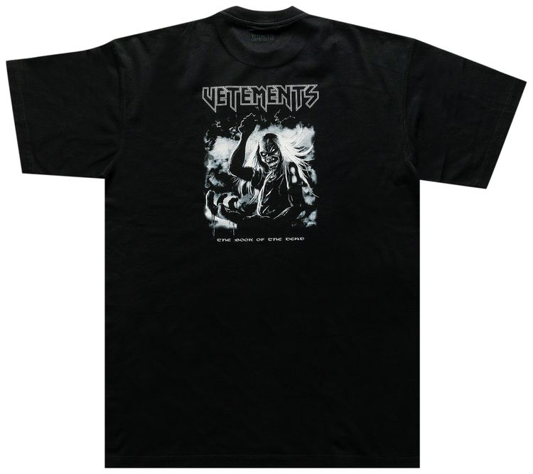 Vetements Bloody Logo Heavy Metal T Shirt Black