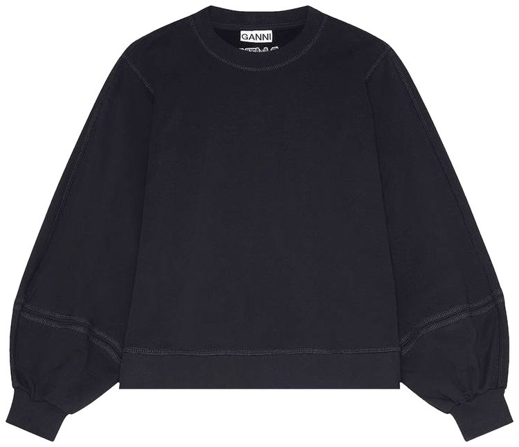 GANNI Software Isoli Sweatshirt Black