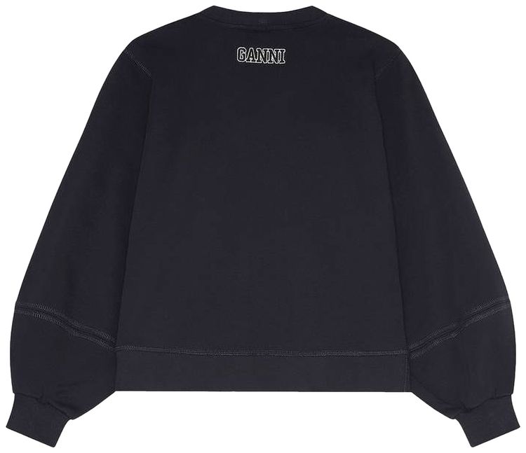 GANNI Software Isoli Sweatshirt Black