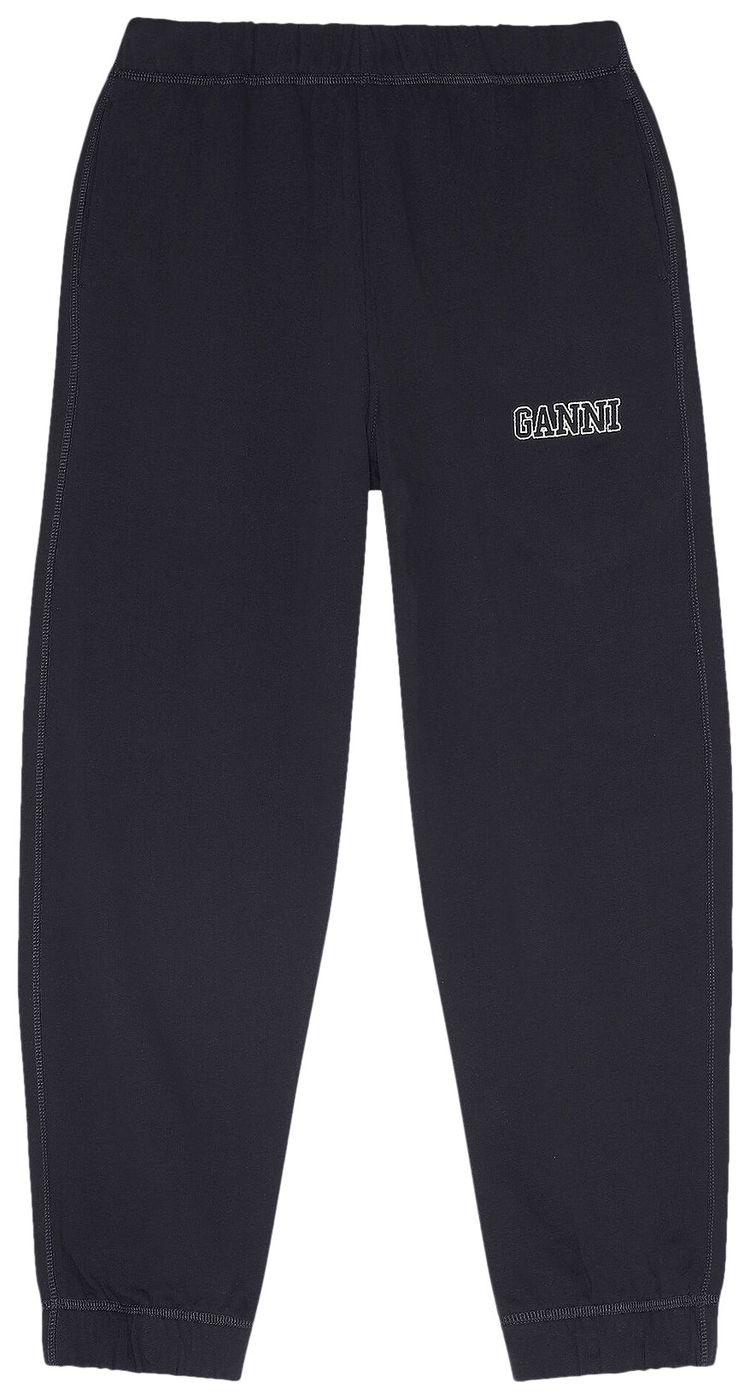 GANNI Software Isoli Elasticated Pants Black