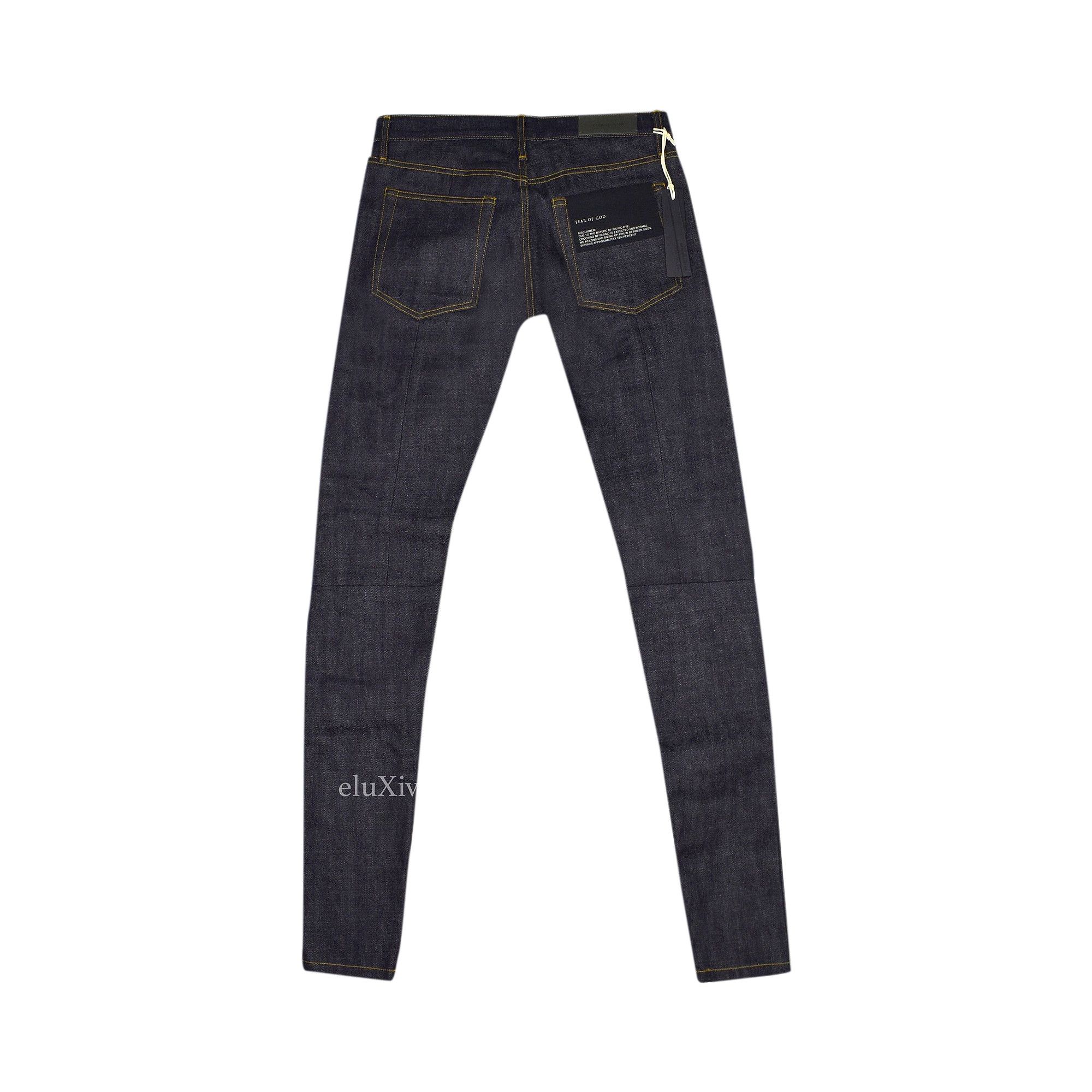 Buy Fear of God Selvedge Paneled Denim 'Raw' - 5C 17 RSDJ RIND | GOAT