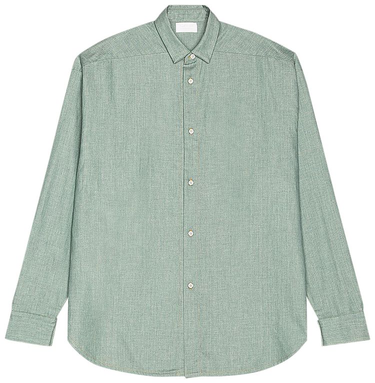 Fear of God Exclusively For Ermenegildo Zegna Denim Shirt Military Green