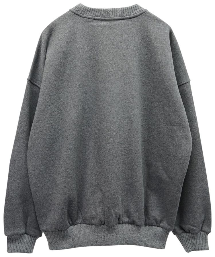 Fear of God Exclusively For Ermenegildo Zegna Oversized Sweatershirt Grey Melange
