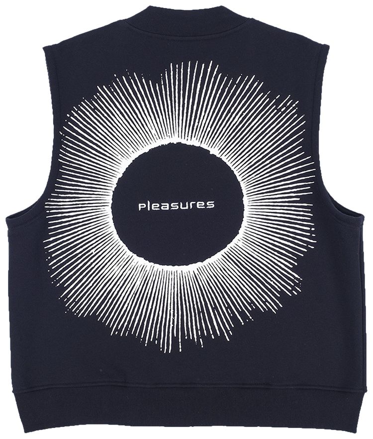 Pleasures Power Fleece Vest Black