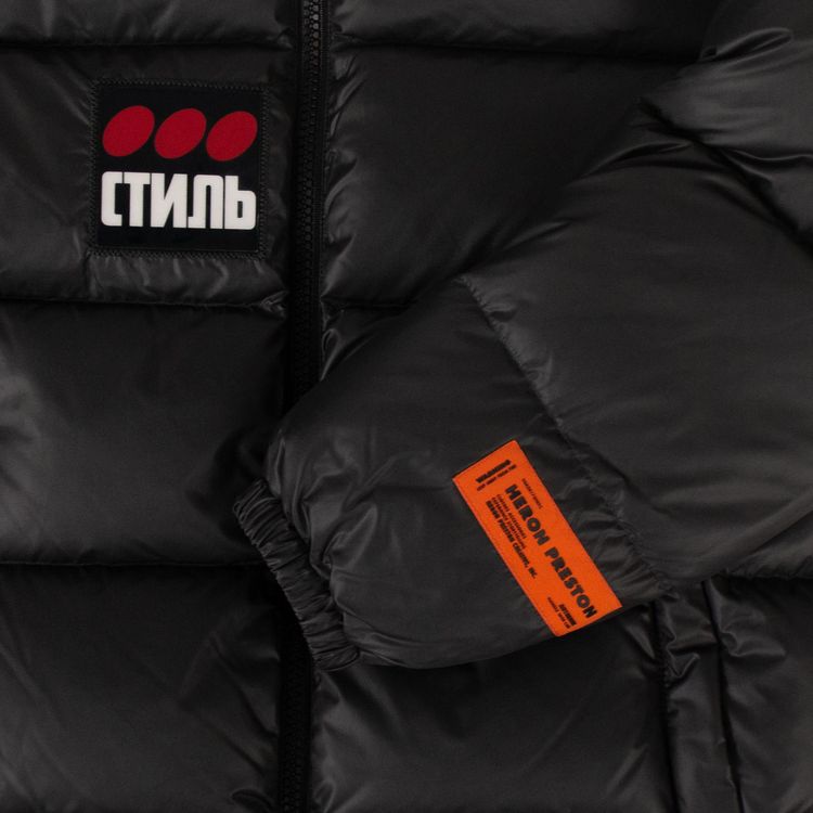 Heron Preston CTNMB Puffer Coat Black