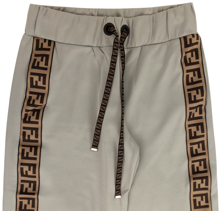 Fendi Wide Leg Jogger Pants Grey