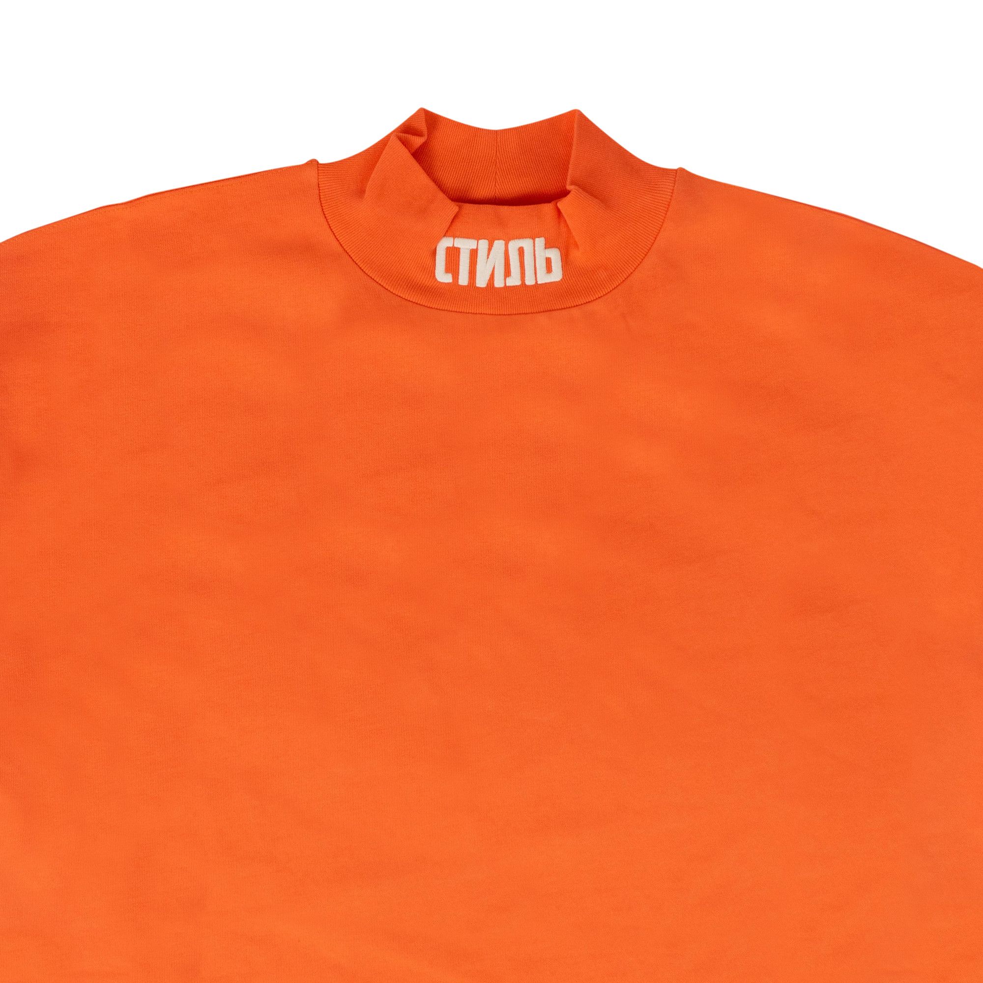 Buy Heron Preston Mock Neck Long-Sleeve T-Shirt 'Orange