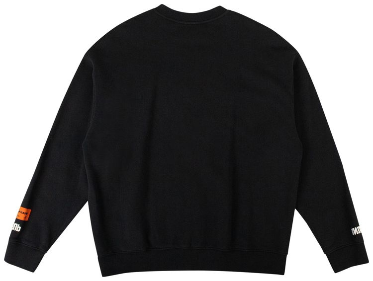 Heron Preston CTNMB Label Crewneck Sweatshirt Black