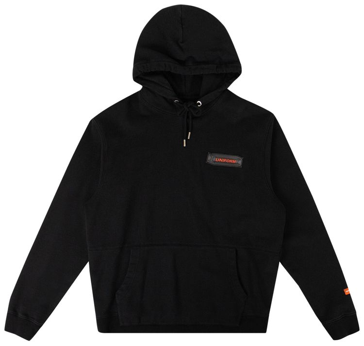 Heron Preston Uniform Oversized Hooded Sweatshirt Black