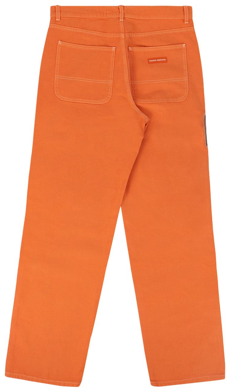 Heron Preston Uniform Worker Pants Orange