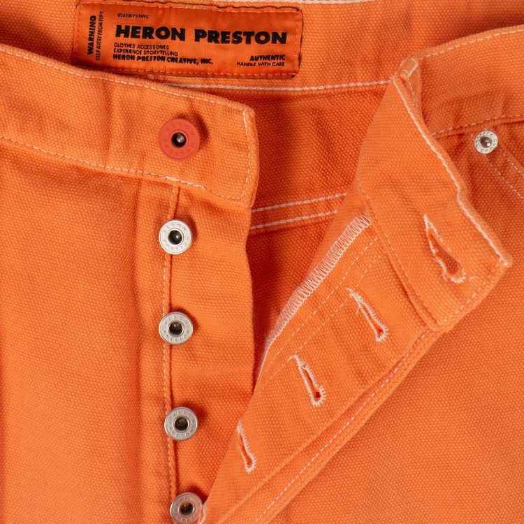 Heron Preston Uniform Worker Pants Orange