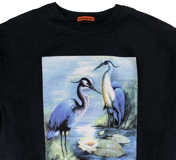Heron Preston Birds Graphic T Shirt Black
