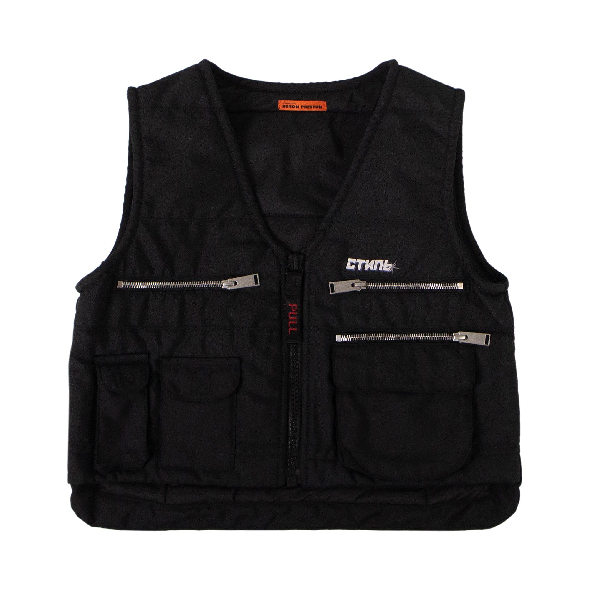 Heron preston ヘロンプレストン マルチポケットファイヤーベスト Buy Heron Preston Multi-Pocket Fire Vest 'Black