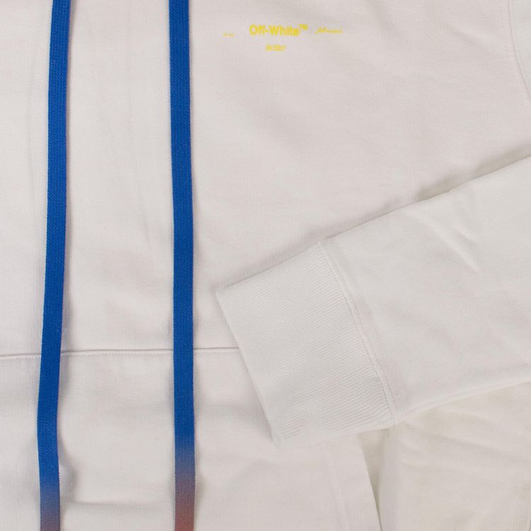 Off White Acrylic Arrows Sweatshirt White