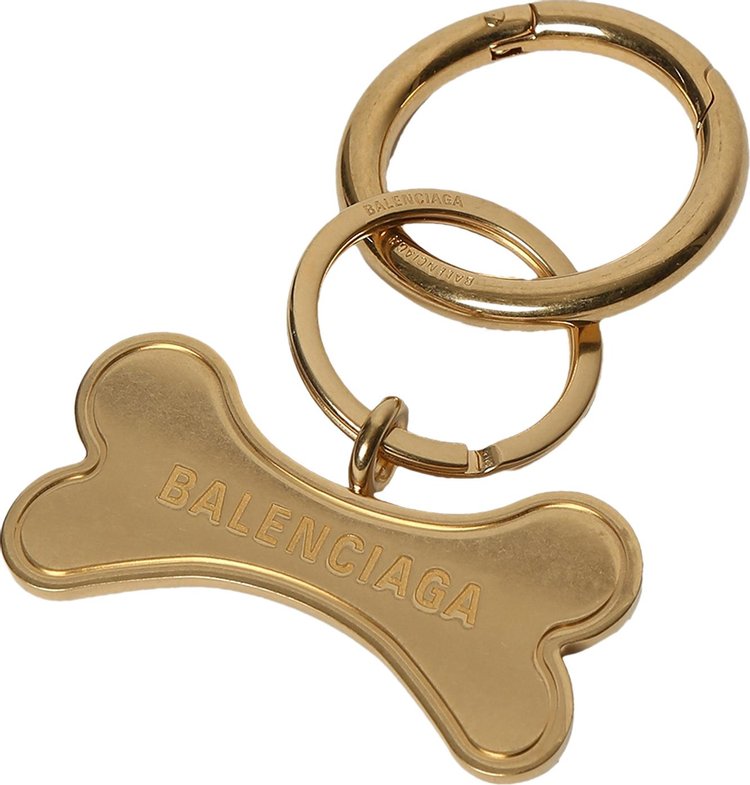 Balenciaga Pet Keyring 'Gold'
