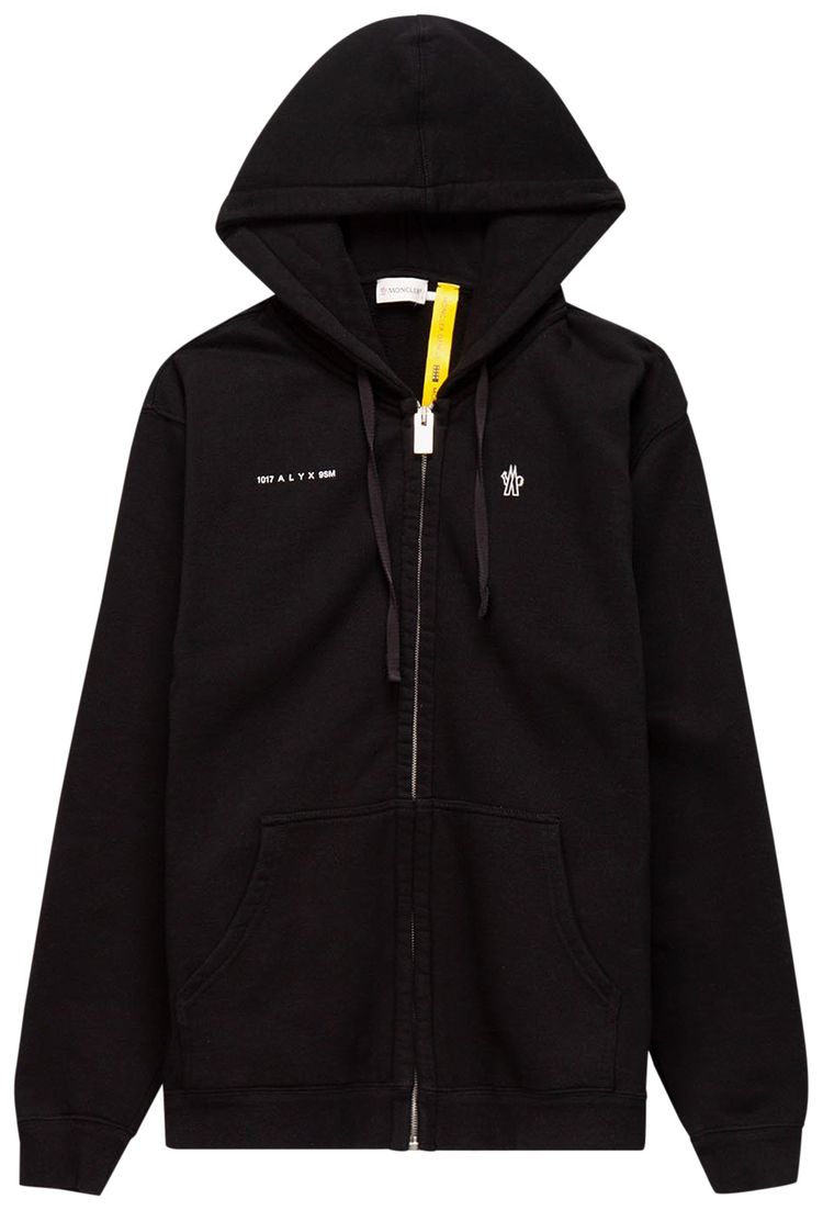Moncler Genius Zip Up Hoodie Black