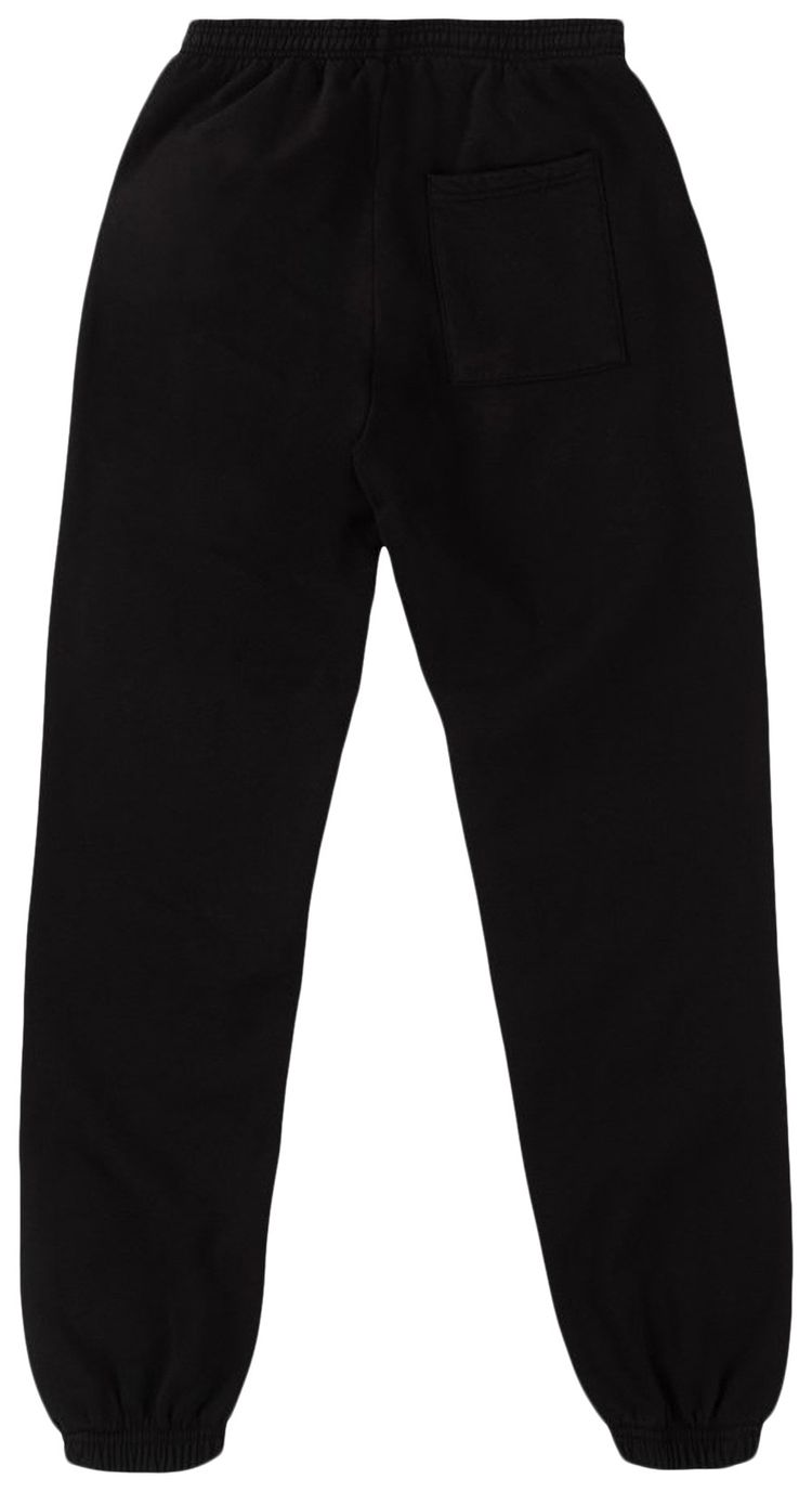 Sporty  Rich Classic Logo Sweatpant Black