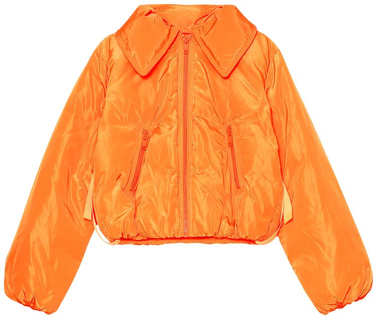 GANNI Tech Down Jacket Flame