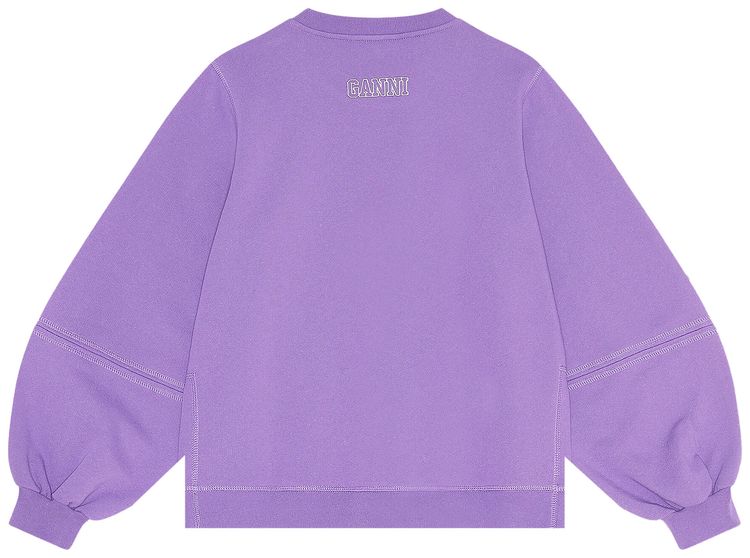 GANNI Software Isoli Sweatshirt Lavender