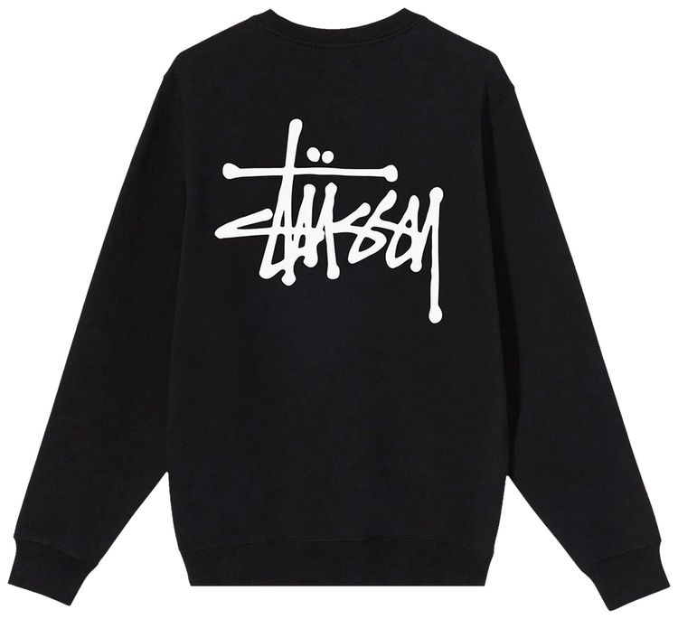 Stussy Basic Crew Black