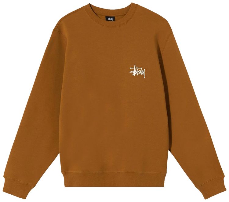 Stussy Basic Crew Caramel