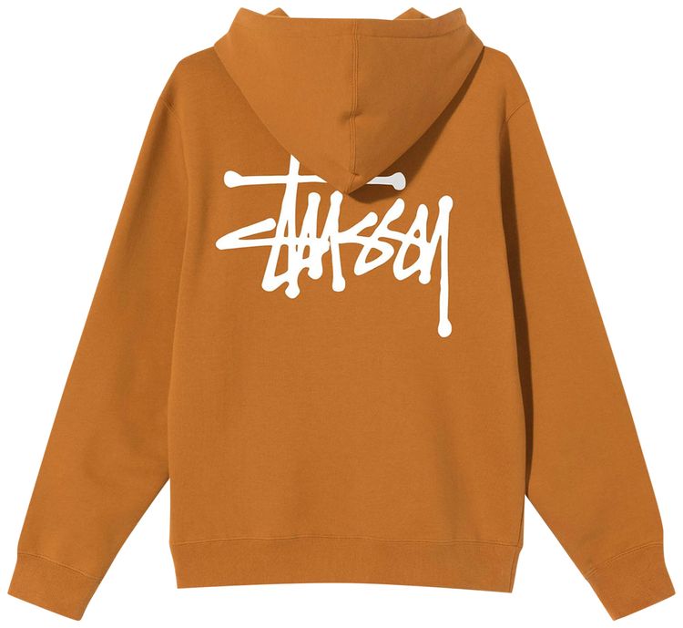 Stussy Basic Zip Hoodie Caramel