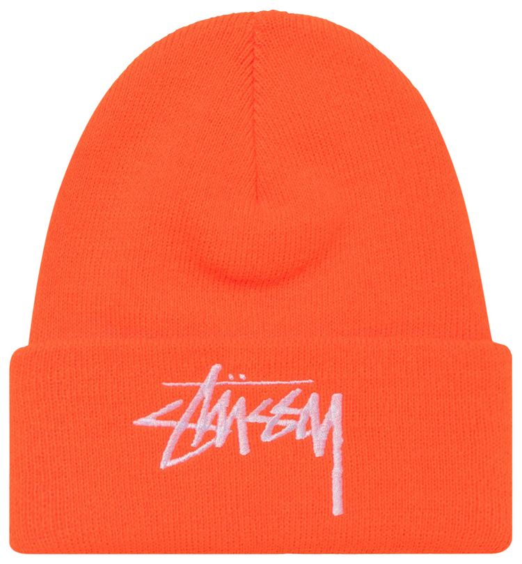 Stussy Big Stock Cuff Beanie Orange