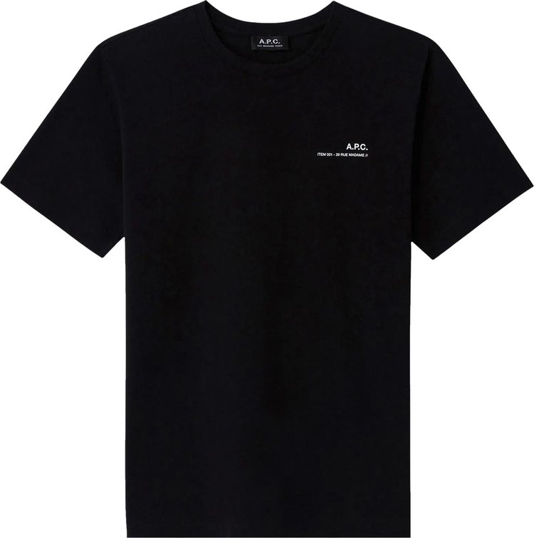 A.P.C. Item T-Shirt 'Black'