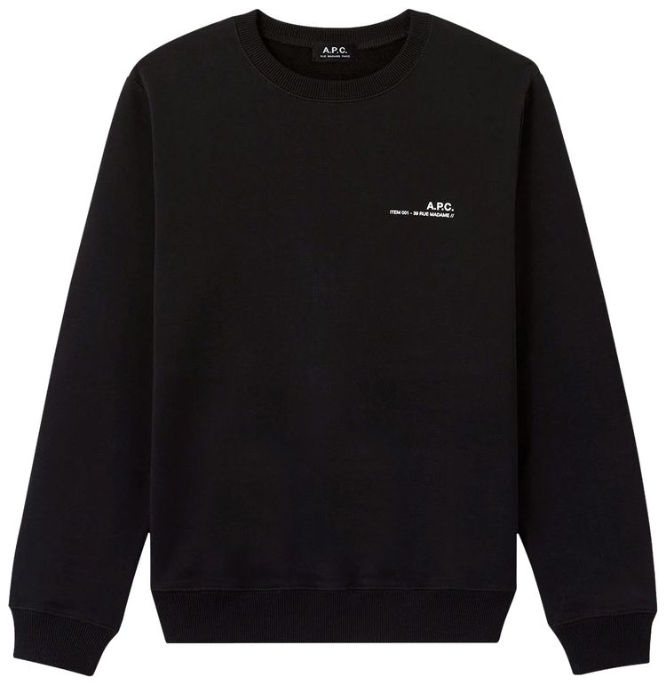 APC Item Sweatshirt Black
