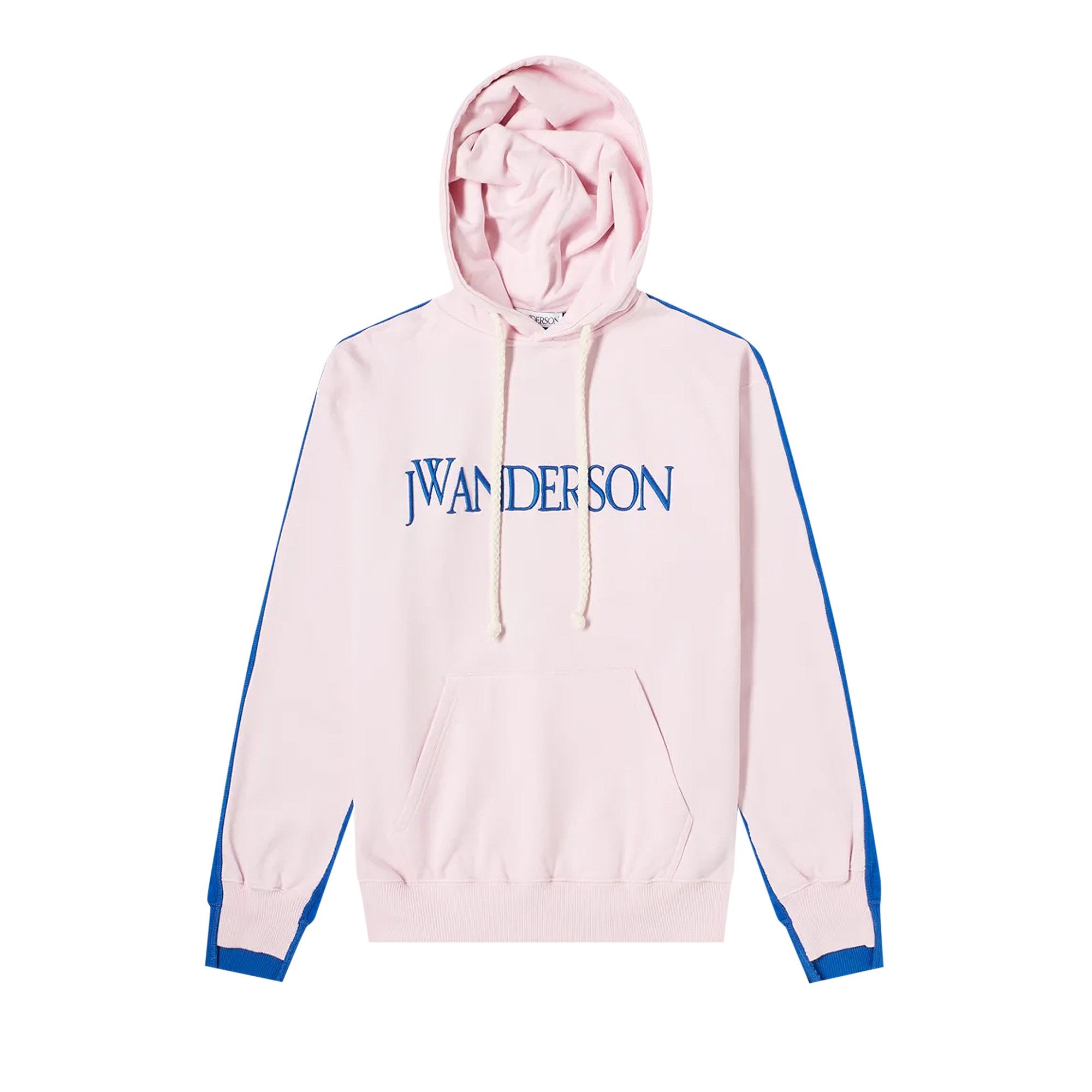 Buy JW Anderson Deconstructed Fleece Back Hoodie 'Pink/Blue