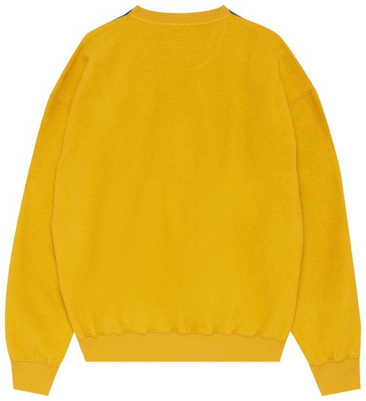 JW Anderson Deconstructed Fleece Back Sweatshirt BlueYellow